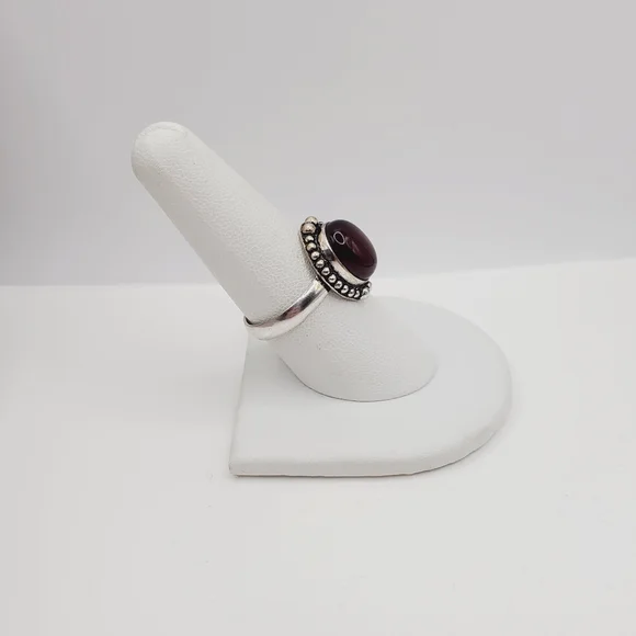 Carnelian 925 Ring - Picture 7 of 9